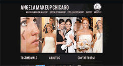 Desktop Screenshot of angelamakeupchicago.com